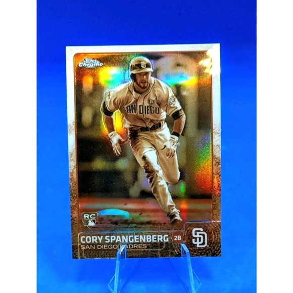 2015 Topps Chrome - Cory Spangenberg #132 Sepia Refractor (RC) - Picture 1 of 6